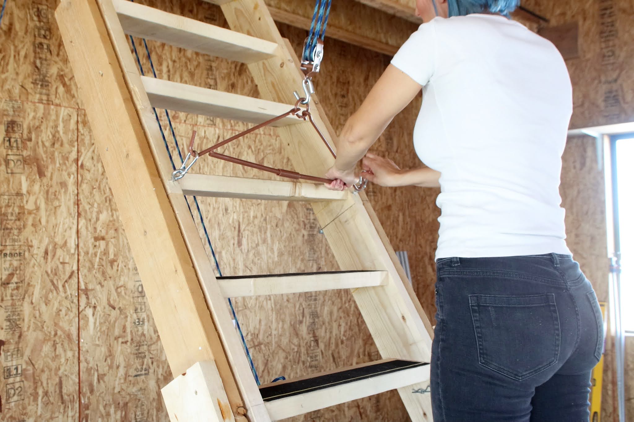 Effortlessly Reach Your Loft with a High-Quality Ladder